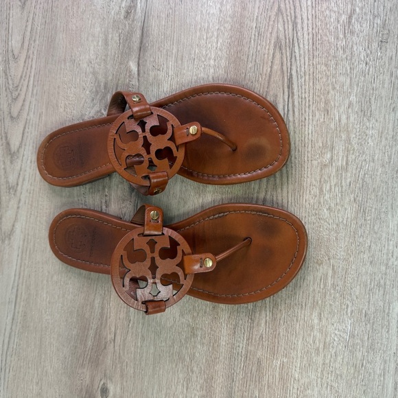 Tory Burch Miller Leather Sandals - Picture 3 of 8